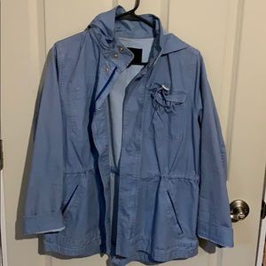 J. Crew garment-dyed cotton jacket